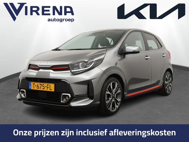KIA PICANTO 1.0 T-GDi GT-Line 5p 100PK! - Navigatie - Climate Control - Schuif/Kanteldak - Stoel/Stuur Verwarming - Leder - Fabrieksgarantie Tot 2030