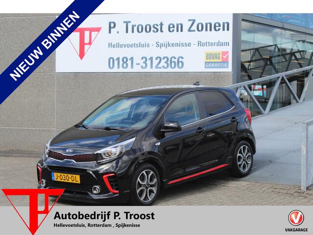 KIA PICANTO 1.0 MPi GT-Line Edition Navigatie/Achteruitrijcamera/Cruise control/Apple carplay/LED koplampen/15'' Lichtmetalen velgen/Elektrisch verstelbare spiegels/Elektrische ramen.