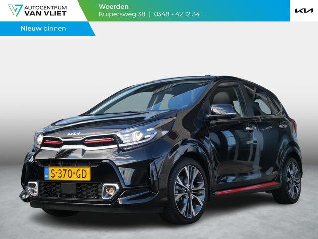 KIA PICANTO 1.0 T-GDi GT-Line 5p | Cruise | Clima | Camera | Carplay | Navi | Schuif-kanteldak | Stoel-stuurverwarming |