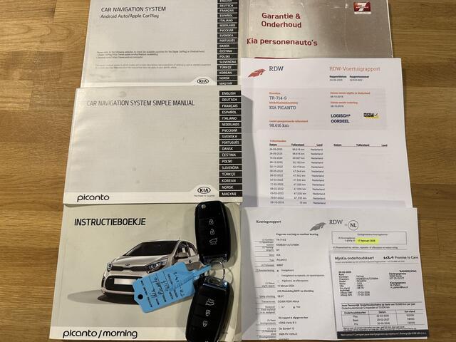 KIA PICANTO 1.0 CVVT ComfortPlusLine Navigator / Camera / Carplay / Cruise Control