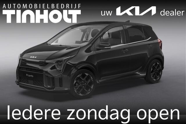 KIA PICANTO 1.0 GDi GT-Line - Direct uit voorraad leverbaar - AURORA BLACK PEARL