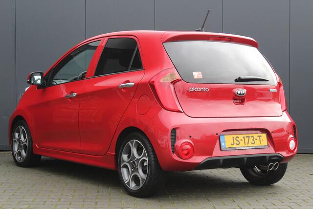 KIA PICANTO 1.2 CVVT SportsLine Navigator | incl. 12 maanden garantie | Camera | 15" LMV | Keyless entry | Climate control | Cruise | Stoel/stuur verwarming | Navigatie | Origineel NL auto | Dealer onderhouden |