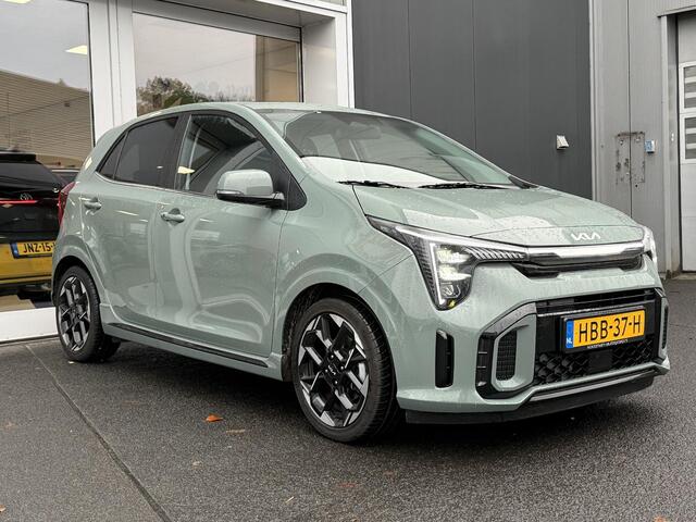 KIA PICANTO 1.0 DPI GT-Line NL-auto, Schuif/kanteldak, Lederen bekleding, Stoel- & Stuurwiel verwarmd, LED, Privacy glass, Smart Key, Navigatie, BTW-Auto