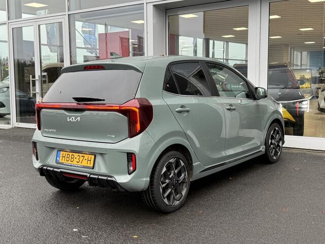 KIA PICANTO 1.0 DPI GT-Line NL-auto, Schuif/kanteldak, Lederen bekleding, Stoel- & Stuurwiel verwarmd, LED, Privacy glass, Smart Key, Navigatie, BTW-Auto