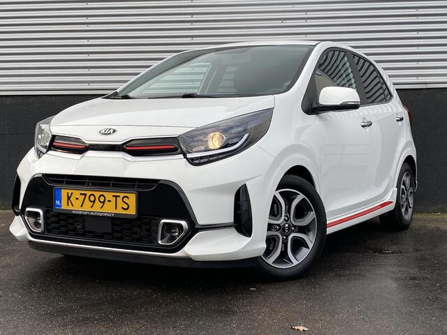 KIA PICANTO 1.0 DPi GT-Line Navigatie Apple Carplay/Android Auto, achteruitrij camera, cruise control, parkeersensoren, keyless entry- & start, boekjes compleet!