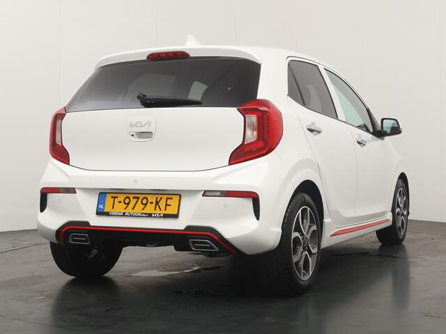 KIA PICANTO 1.0 DPi GT-Line - Achteruitrijcamera - Navigatie - Climate Control - Apple Carplay / Android Auto - Fabrieksgarantie tot 07-2030