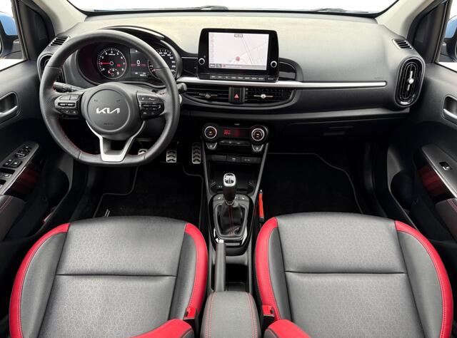 KIA PICANTO 1.0 T-GDi GT-Line I Schuifdak I Camera I Leder I Carplay I Clima | Apple Carplay/Android Auto | DAB