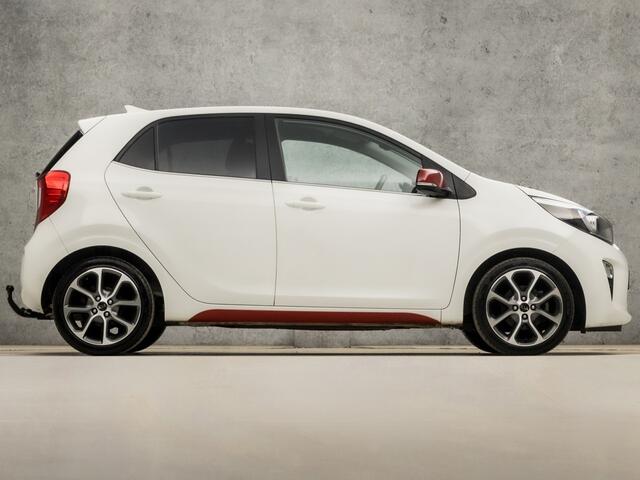 KIA PICANTO 1.0 CVVT Design Sport (APPLE CARPLAY, NAVIGATIE, CLIMATE, LEDER, GETINT GLAS, SPORTSTOELEN, CAMERA, CRUISE, TREKHAAK, NIEUWSTAAT)