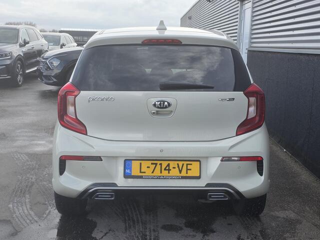 KIA PICANTO 1.0 T-GDi GT-Line 5p Schuif/kanteldak, 1e eign. Dealeronderhouden, 100PK Leder, Stoel- & Stuurwiel verwarmd