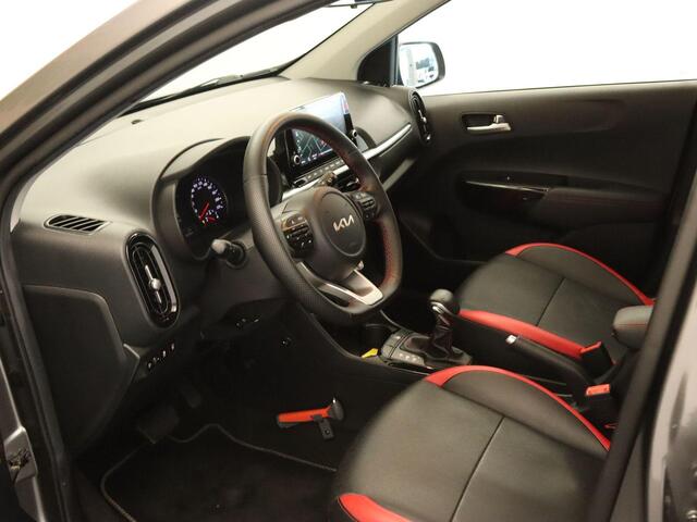 KIA PICANTO 1.0 DPi GT-Line - ORIGINEEL NEDERLANDSE AUTO - KEYLESS ENTRY/START - CLIMATE CONTROL - LEDEREN BEKLEDING - NAVIGATIESYSTEEM - SPORTSTUUR - LICHTMETALEN VELGEN - BLUETOOTH TELEFOONVOORBEREIDING