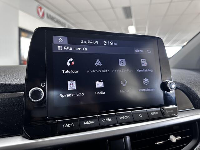 KIA PICANTO 1.0 DPi DynamicLine/ Camera/ 14'' LMV/ Media-Scherm/ Airco/ Cruise/ Apple + Android/ DAB+/ Elek. pakket/ Isofix/ Bluetooth/ Multi. LEDER. Stuur/ Mistl./ Dagrijverl.