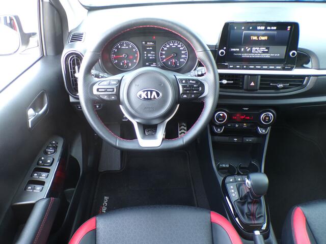 KIA PICANTO 1.0 DPi GT-Line Automaat / Carplay + Android Auto / Sensoren + Camera / Stoel + Stuurverwarming / Navigatie / 16'' LMV