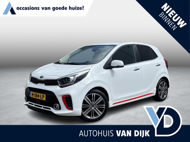 KIA PICANTO 1.0 T-GDI GT-Line | NL Auto/1e Eig./Navi/Leder/Clima/Cruise/Stuur&Stoelverwarming/Apple CarPlay-Android Auto