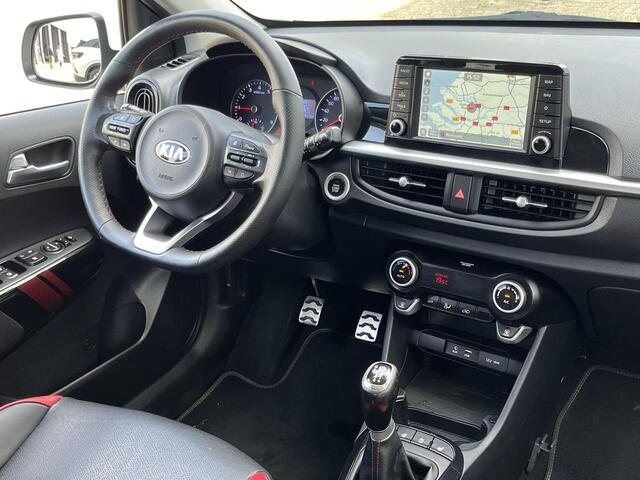 KIA PICANTO 1.0 T-GDI GT-Line | NL Auto/1e Eig./Navi/Leder/Clima/Cruise/Stuur&Stoelverwarming/Apple CarPlay-Android Auto