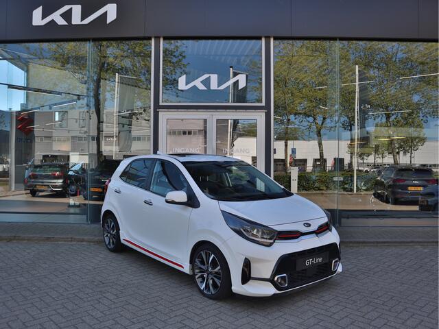 KIA PICANTO 1.0 T-GDi GT-Line 100pk! Navigatie | Stoel+Stuurverwarming | Leder | Keyless | tot 10 jaar Garantie |