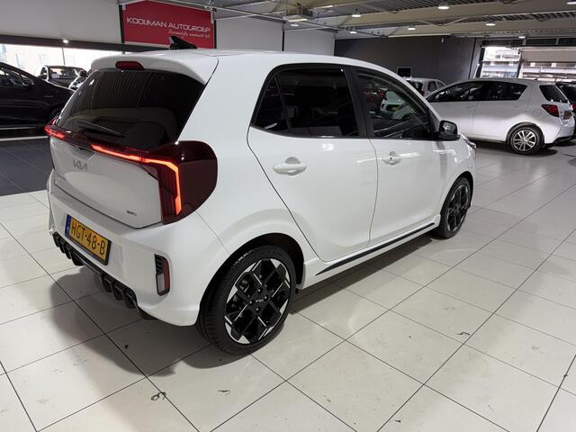 KIA PICANTO 1.0 DPI GT-Line Stoel en Stuur verwarming, Schuif kantel dak, Apple Carplay/Android Auto, Navigatie, Camera.