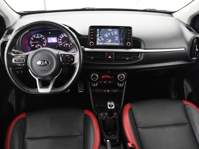 KIA PICANTO 1.0 T-GDI GT-Line | Leder | Stoelverwarming | Carplay | Navigatie | Stuurverwarming | Keyless | Climate control | Cruise control