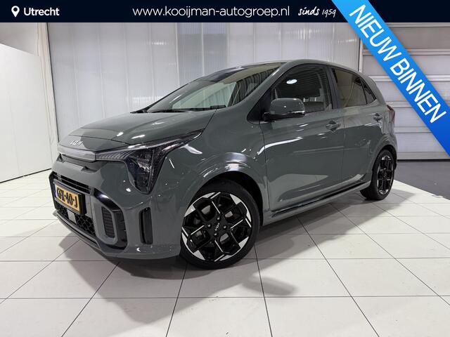 KIA PICANTO 1.0 DPI GT-Line Stoel en Stuur verwarming, Schuif kantel dak, Apple Carplay/Android Auto, Navigatie, Camera.