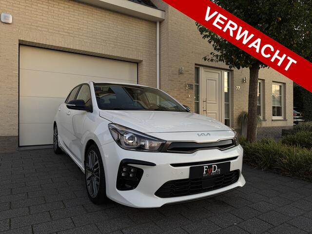 KIA RIO 1.0 T-GDi MHEV 100pk GT-Line Facelift Navi Leder Carplay Camera Keyless DAB Clima 17" Pdc