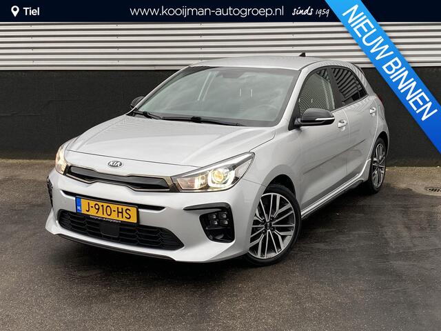 KIA RIO 1.0 TGDI GT-Line Nieuw geleverd, Dealeronderhouden, 1e eign. Stoel- & Stuurwiel verwarmd, LMV, Privacy glass, Smart Key, Achteruitrijcamera, Parkeersensoren achterzijde, BTW-auto