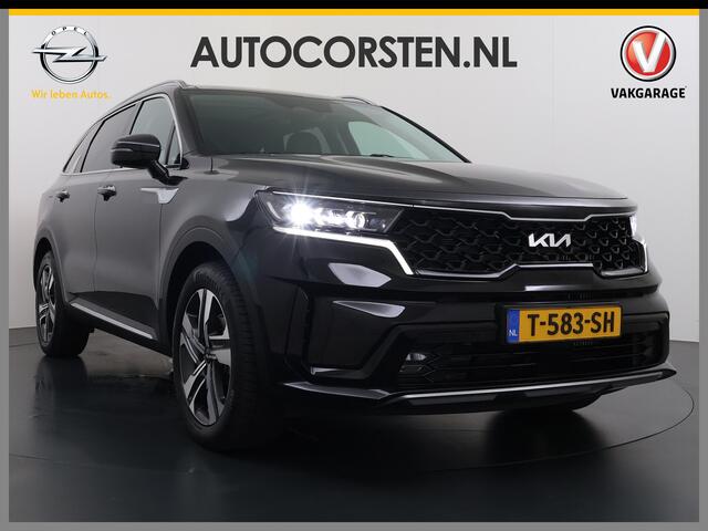 KIA SORENTO 1.6T-GDI 265PK 4WD Plugin Hybrid DynamicPlusLine 7-Persoons Panoramadak Leder Trekhaak Adap.Cruise Bose® Stoel+Stuur+Achterbankverwarming Navi Camera Ecc Apple Carplay Android Auto DAB Lmv Privacy Glas Led Elek.Stoelen Elek.Achterklep Fabrieksgarantie tot