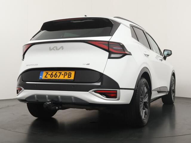 KIA SPORTAGE 1.6 T-GDi Hybrid GT-Line Apple Carlpay/Android Auto - Cruise Control Adapatief - Dodehoekdetectie - Panorama Dak - Navigatie - Stoel/Stuurverwarming - Trekhaak - Fabrieksgarantie tot 05-2031