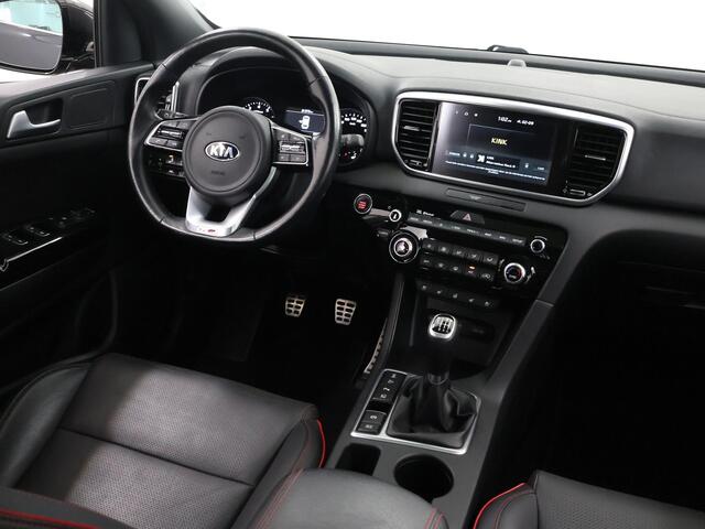 KIA SPORTAGE 1.6 T-GDI 4WD GT-Line PlusLine | Panoramdak | Lederen Bekleding | Stoelventilatie | JBL | Elektrisch bedienbare bestuurdersstoel met geheugenfunctie