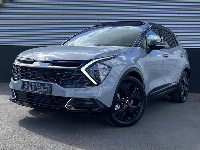KIA SPORTAGE 1.6 T-GDi Hybrid Black edition Schuif/kanteldak, Stoel- & Stuurwiel verwarmd, Nieuw geregistreerde auto,