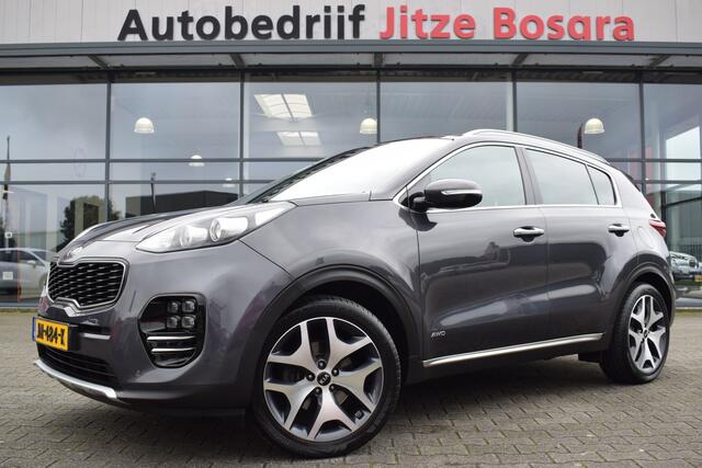 KIA SPORTAGE 1.6 T-GDI 4WD Automaat GT-Line Panoramadak | Zwart leder | Camera | Full Map Navi | Trekhaak