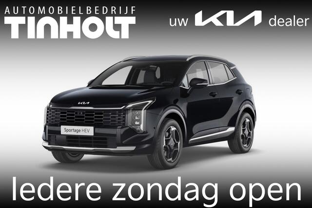 KIA SPORTAGE 1.6 T-GDi Hybrid DynamicPlusLine - Direct uit voorraad leverbaar - PEARL BLACK