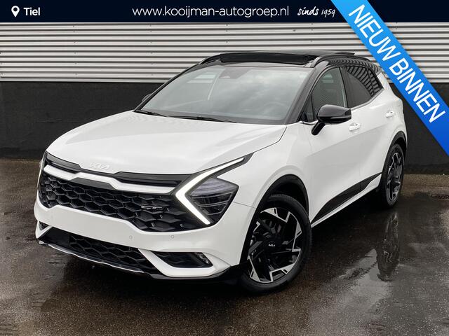KIA SPORTAGE 1.6 T-GDi Plug-in Hybrid AWD GT-Line NIEUW GEREGISTREERD VOORDEEL! Elektrisch schuif-/kanteldak, Stoel- & Stuurwiel verwarmd, Dodehoekdetectie,