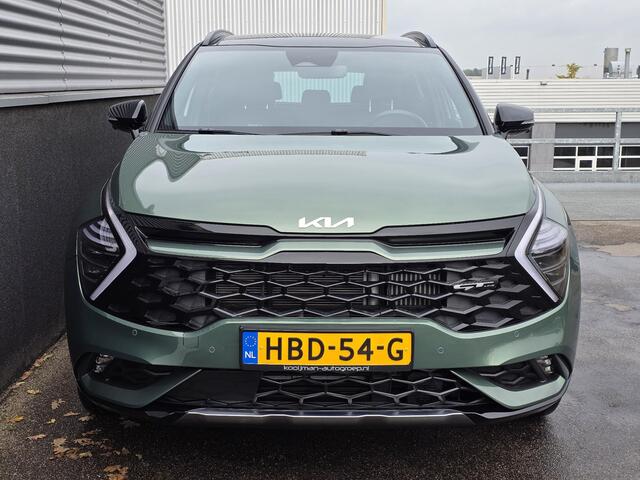 KIA SPORTAGE 1.6 T-GDi Hybrid GT-PlusLine 1e eign. NL-auto, Schuif/kanteldak, Lederen bekleding, Stoelkoeling + verwarming, Seat memory, 360" Camera,