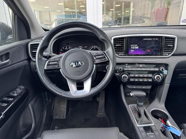 KIA SPORTAGE 1.6 T-GDI Black Edition Schuif-/kanteldak | Trekhaak | zwart lederen bekleding | Stoelverwarmimg voor | Navigatie | Achteruitrijcamera | Cruise control |