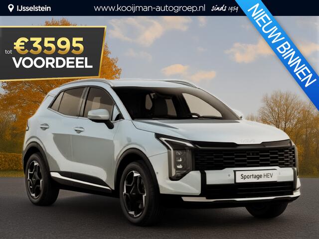 KIA SPORTAGE 1.6 T-GDi Hybrid ComfortLine Nu ¤3.595,- voordeel! Nu tijdelijk extra scherp geprijsd!