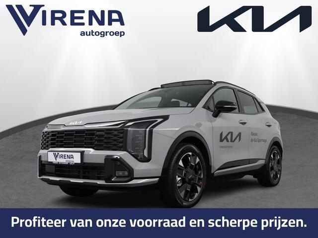 KIA SPORTAGE 1.6 T-GDi Plug-in Hybrid GT-Line - ¤2000 Inruilpremie - Stoel/stuur verwarming - Schuif/kanteldak - LED verlichting - Head up Display - Keyless entry/start - 18'' lichtmetalen velgen - Fabrieksgarantie tot en met 01-2033