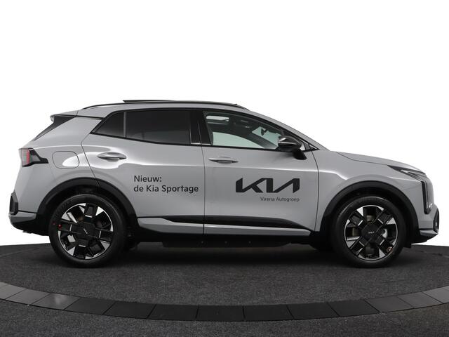 KIA SPORTAGE 1.6 T-GDi Hybrid GT-Line -Inruilpremie - Stoel/stuur verwarming - Schuif/kanteldak - LED verlichting - Head up Display - Keyless entry/start - 18'' lichtmetalen velgen - Fabrieksgarantie tot 2033