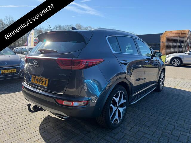 KIA SPORTAGE 1.6 T-GDI 4WD GT-Line | 2E EIGENAAR | 12MND GARANTIE | AUTOMAAT | LEDER | PANO | NAVI | LED | CAMERA |