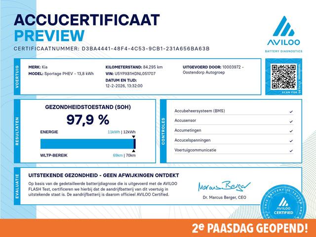 KIA SPORTAGE 1.6 T-GDi Plug-in Hybrid AWD GT-PlusLine | Elektrische Stoelen | Adaptive Cruie Control | 360 Camera | Panoramadak |