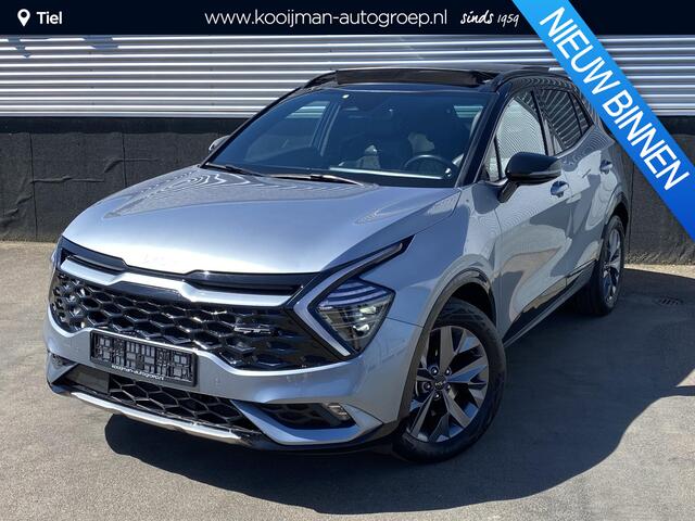 KIA SPORTAGE 1.6 T-GDi Hybrid GT-Line Schuif-/kanteldak, navigatie, Apple CarPlay/Android Auto, GT-Line suède interieur, dodehoek detectie, stuurverwarming, keyless