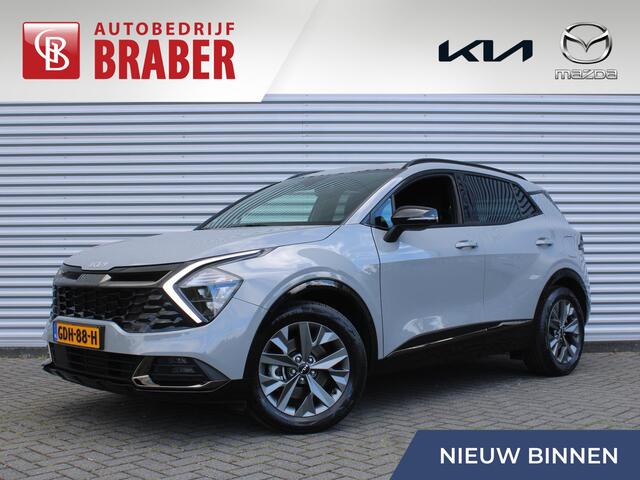 KIA SPORTAGE 1.6 T-GDi Hybrid Dark Edition | Stuur-/stoelverwarming v+a | Camera | Elek. stoelverstelling | 18" LM | Cruise adapt. | Navi | Clima | Half leer/suède |