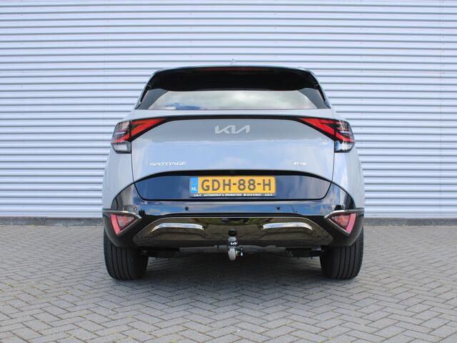 KIA SPORTAGE 1.6 T-GDi Hybrid Dark Edition | Stuur-/stoelverwarming v+a | Camera | Elek. stoelverstelling | 18" LM | Cruise adapt. | Navi | Clima | Half leer/suède |