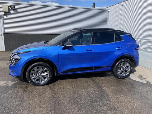 KIA SPORTAGE 1.6 T-GDi Hybrid GT-Line Schuif-/kanteldak, stuur- & stoelverwarming, parkeersensoren, navigatie Apple CarPlay/Android Auto, dodehoekdetectie, auto VOL luxe!