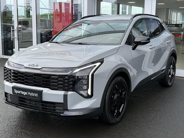 KIA SPORTAGE 1.6 T-GDi Plug-in Hybrid Black Edition | Elektrische voorstoelen | Suède/leder zwart | Stoelverwarming/stuurverwarming |Tijdelijke actieprijs inclusief inruilpremie!!!