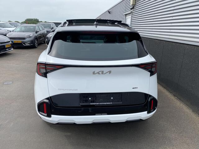 KIA SPORTAGE 1.6 T-GDi Plug-in Hybrid AWD GT-PlusLine Edition NIEUWE MODEL! Schuif-/kanteldak, stoelverwarming, 360° camera, navigatie, Apple CarPlay/Android Auto, airco achter, auto vol luxe!
