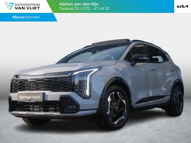 KIA SPORTAGE 1.6 T-GDi Hybrid GT-Line | Op Voorraad | Schuif/kantel | Panorama | Elektrische achterklep | Stoelverwarming | Navi | Clima | Camera | Carplay