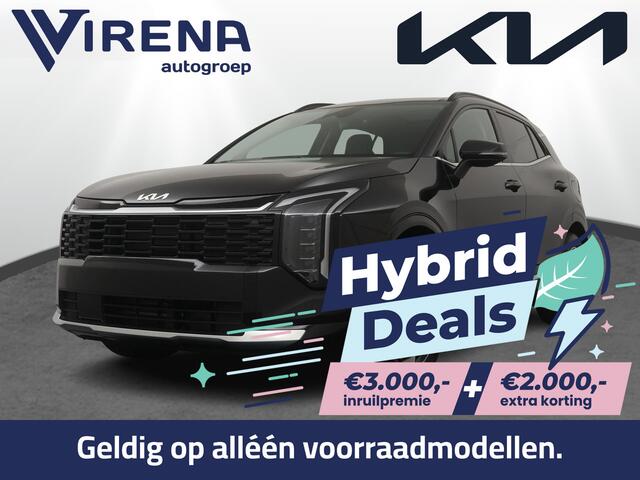 KIA SPORTAGE 1.6 T-GDi Hybrid DynamicPlusLine ¤5.000,- voordeel - Schuif-/Kanteldak - Apple Carplay/Android Auto - Stoel-/Stuurverwarming - Privacy Glass 7 Jaar of 150.000km Fabrieksgarantie
