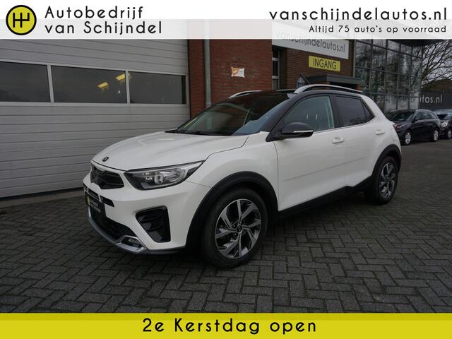 KIA Stonic 1.0 T-GDi MHEV GT-Line CAMERA - APPLE CARPLAY - ANDROID - PARKEERSENSOREN - HALF LEDER - 17 INCH LMV - NAVI - RIJSTROOKSENSOR - PRIVACYGLAS - AUT. VERLICHTING - PERFECTE STAAT