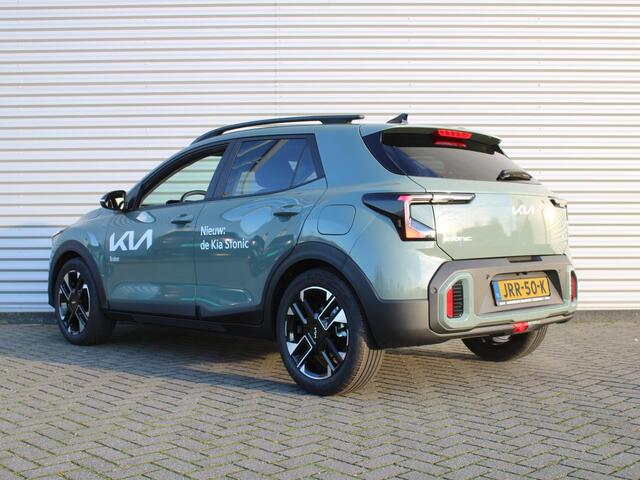 KIA Stonic 1.0 T-GDi MHEV GT-Line | Stuur-/stoelverwarming | Schuifdak | Camera | Cruise adapt. | Dodehoek detectie | Clima | Navi | 17" LM | LED |