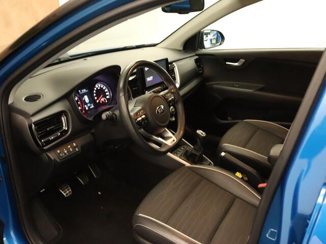 KIA Stonic 1.0 T-GDi MHEV GT-Line - VOORSTOELEN VERWARMD - HYBRIDE AANDRIJVING - STUURWIEL VERWARMD - DODEHOEKDETECTIE - PARKEERSENSOREN ACHTER - ACHTERUITRIJCAMERA - CRUISE CONTROL - APPLE CARPLAY/ANDROID AUTO - NAVIGATIESYSTEEM FULL-MAP