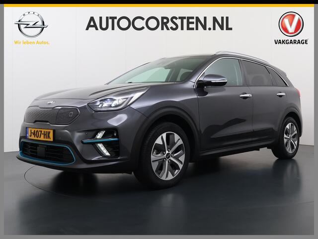 KIA e-Niro 64kWh Leer+Elek.Stoel+Memory+Gekoeld Warmtepomp ExecutiveLine JBL®-Hifi Adap.Cruise Camera Navi Ecc Pdc Stoelverwarming-Koeling SOH 100% Stuurverwarming Keyless Blind Spot Lane Assist Led Lmv 17" 1e Eigenaar Origineel Nederlandse Auto ¤ 48.000,- nieuw